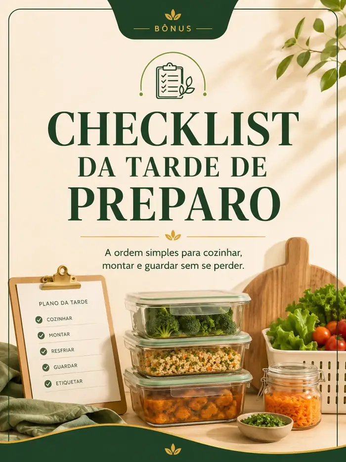 Capa do bônus Checklist da Tarde de Preparo
